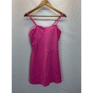 Alo Alosoft Courtside‎ Tennis Dress Skort Pink Women's Size L Workout Gym raquet